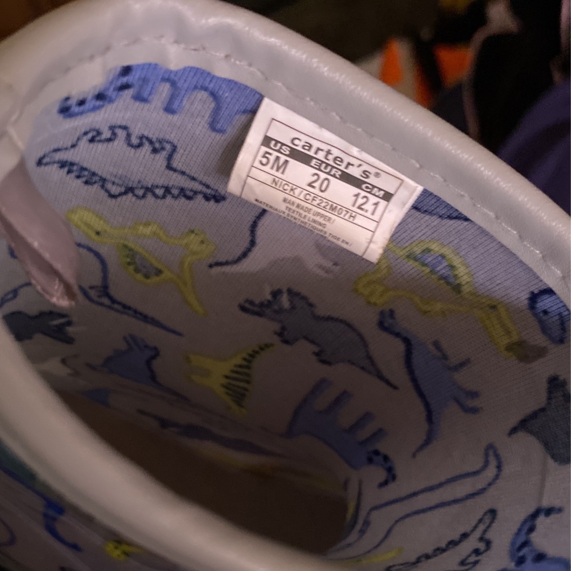 Dinosaur Puddle Rain Boots Size 5