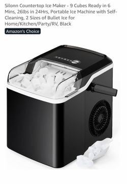 Ice maker, open box
