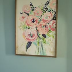 Framed Floral Print