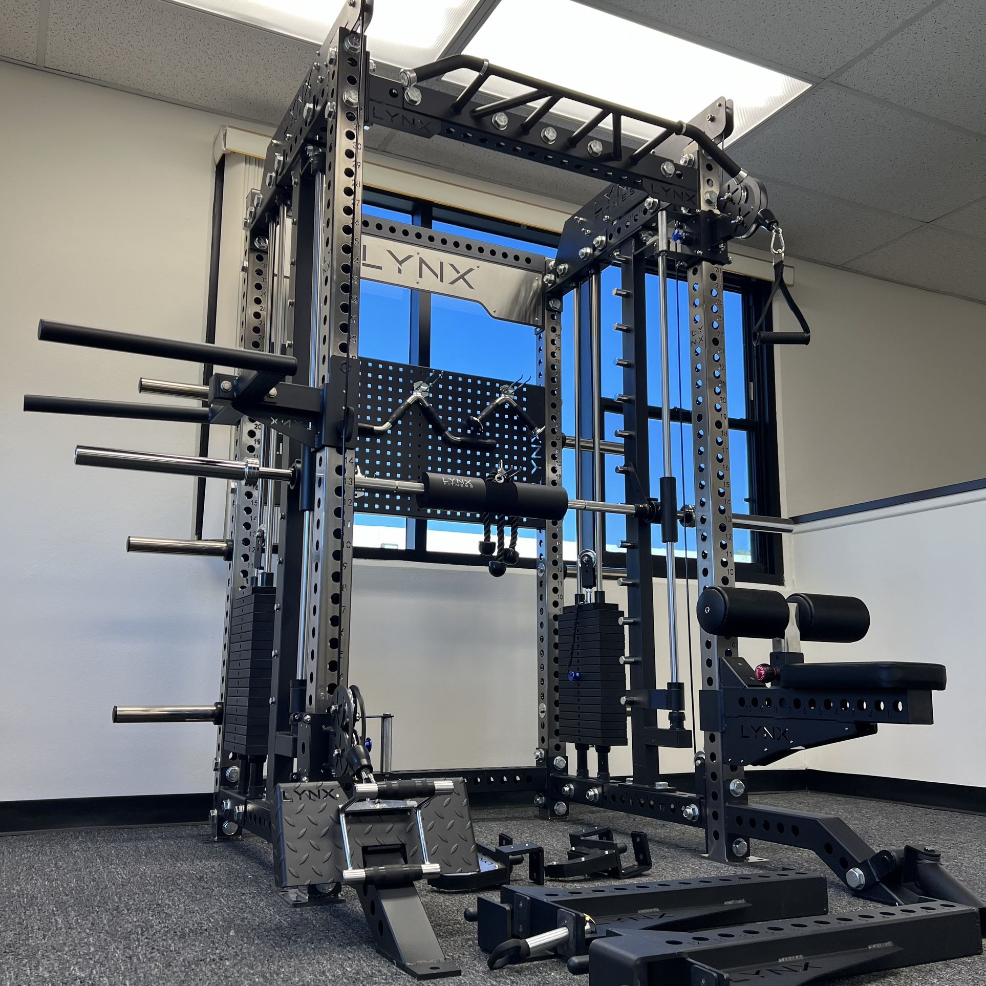 FREE DELIVERY🟢All In One Home Gym🟢 Functional Trainer🟢Smith Machine🟢Squat Rack🟢Cable Machine