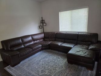Leather sofa