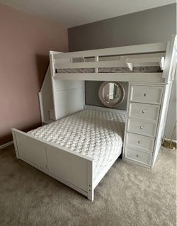 Room 4 Kids Twin Over Full Bunk Bed