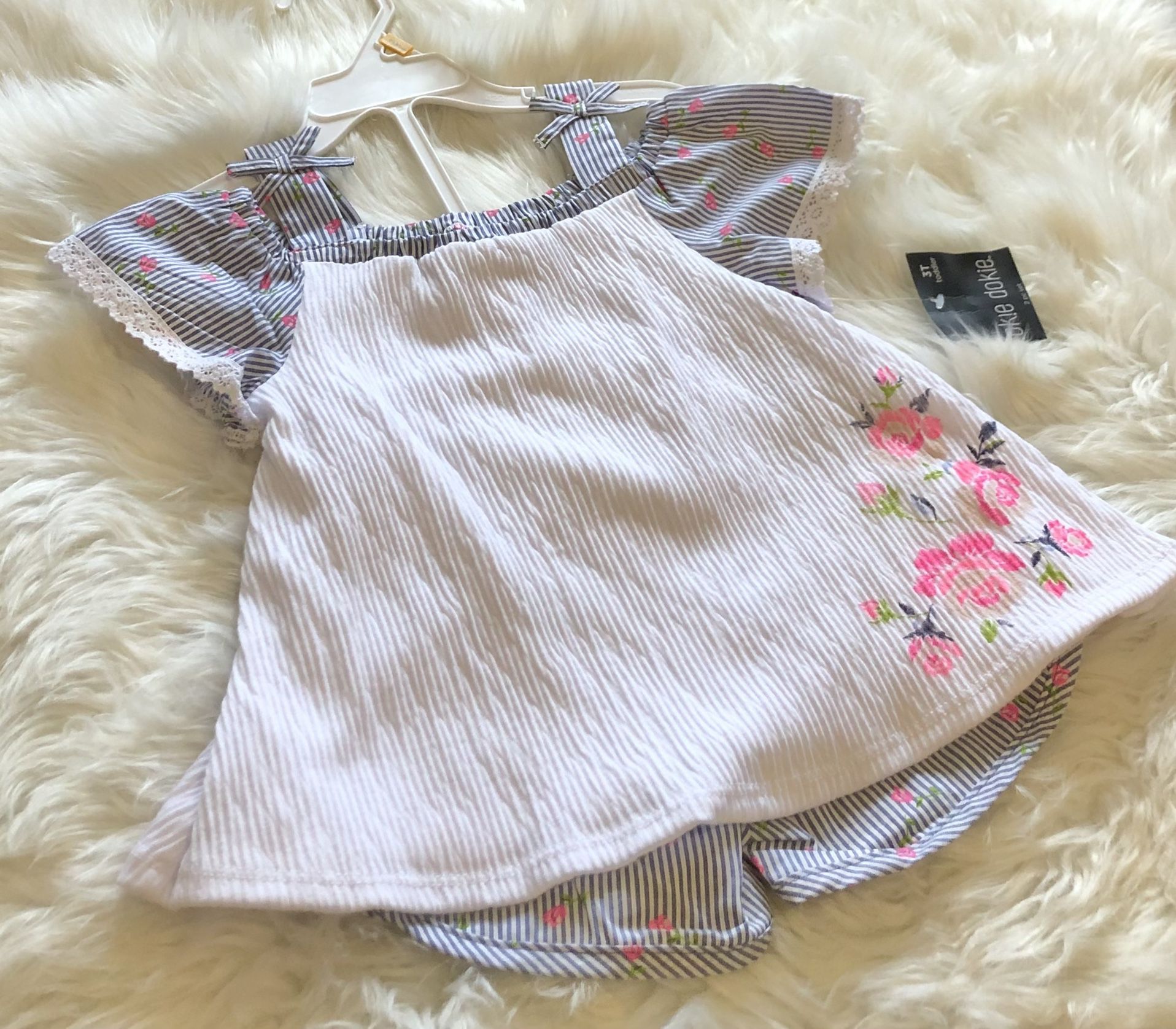 New! Okie Dokie 2PC Toddler Outfit *3T