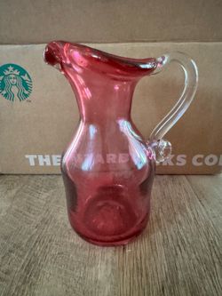 Glass pitcher