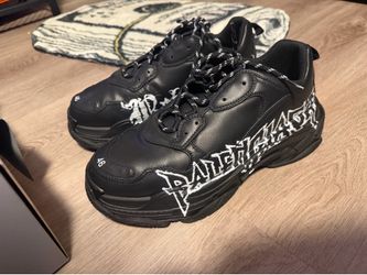 Balenciaga Triple S DIY Metal Artwork Black