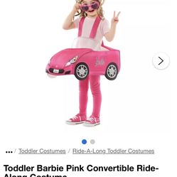 TODDLER BARBIE CAR COSTUME NEW