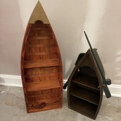 Wooden Boat Shelves 