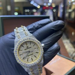 Two Tone AP Fully Iced Out VVS D 