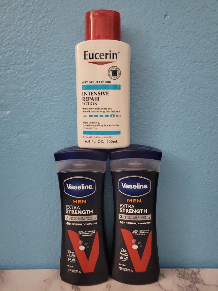 Vaseline,Eucerin