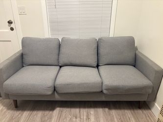 Grey couch for 3