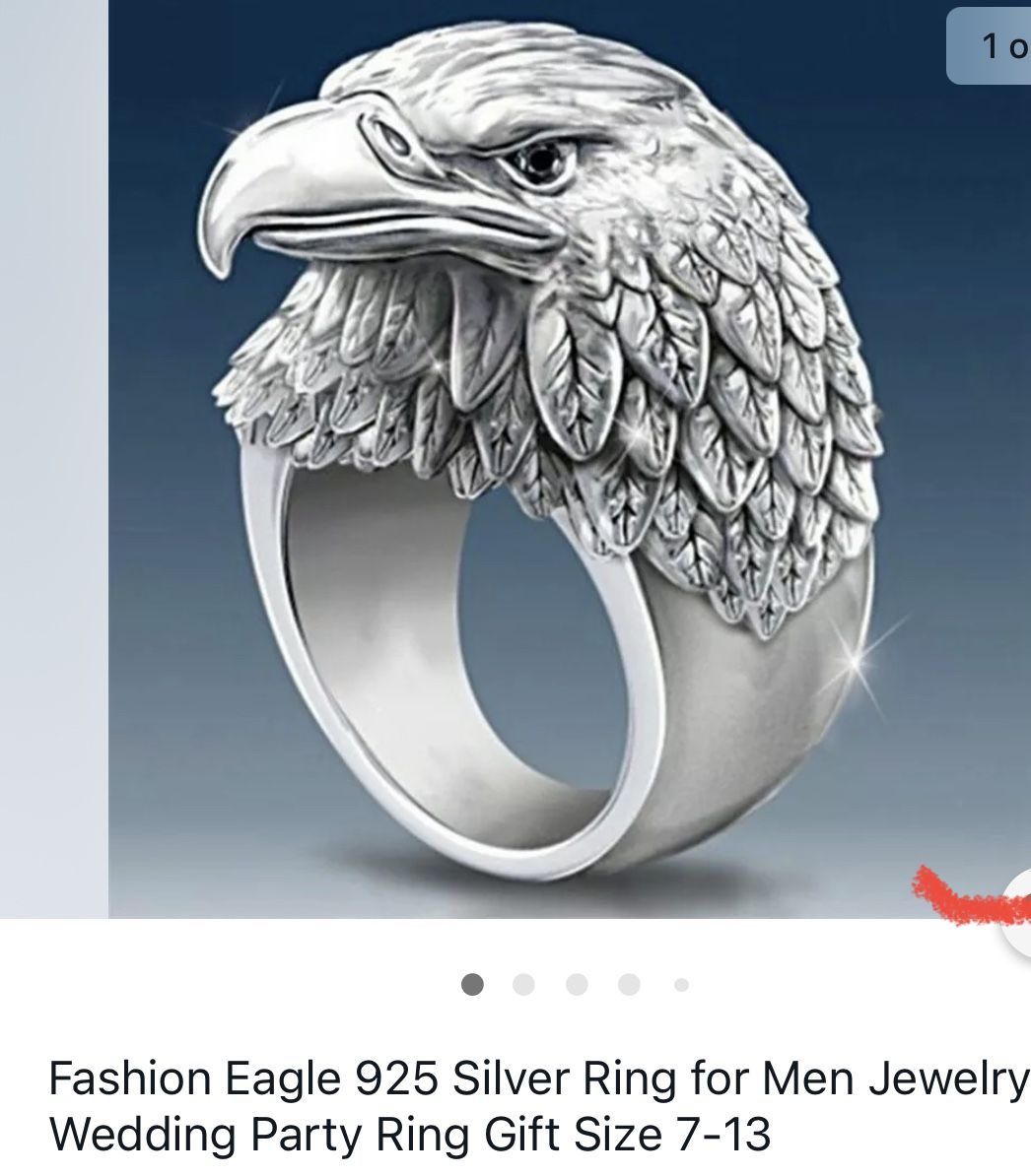 Eagle Rings 10-13,$25 each 