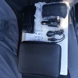 A,POWER CHARGER ADAPTER,USB-CABLE,2-PHONE CASES 1-SCREEN PROTECTOR, CARRY CASE