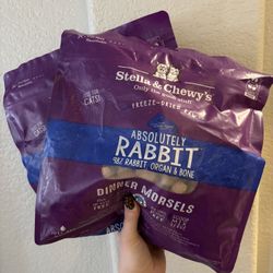 stella and chewys cat food absolute rabbit 18oz bag