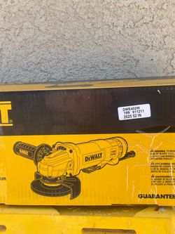 DeWALT angle grinder (corded) $80