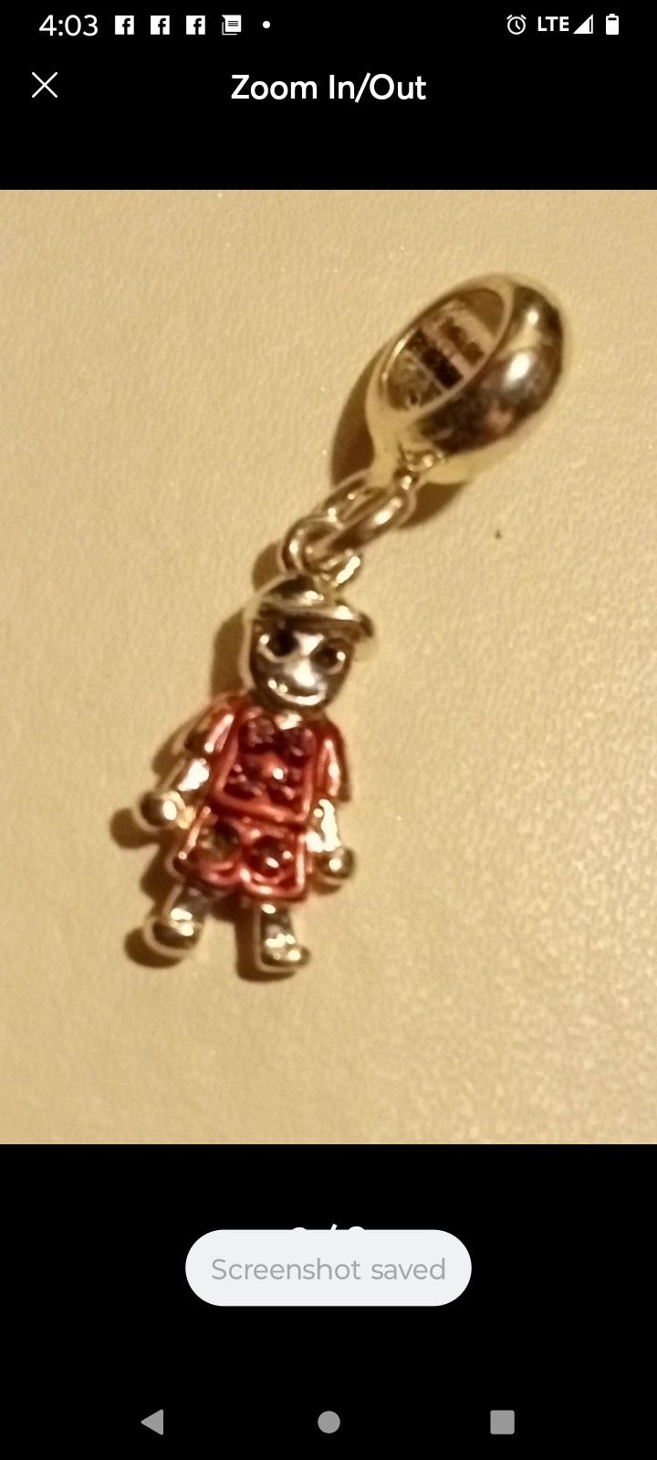 DaVinci Beads birthstone dangle charm,