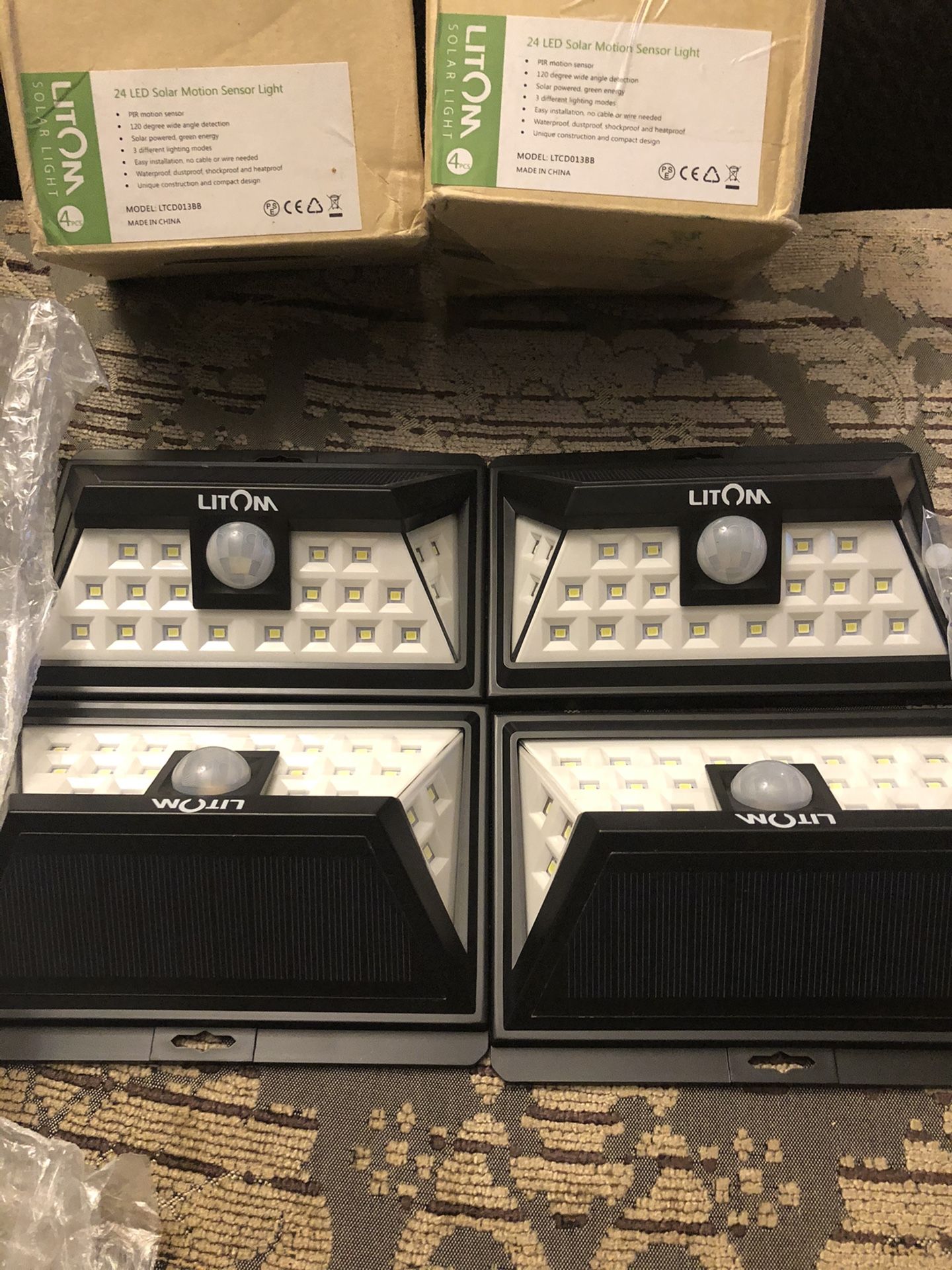 LITOM Original Solar Lights Outdoor