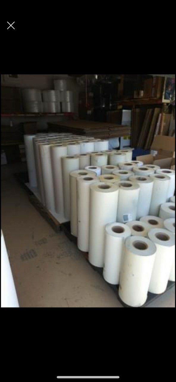 BULK ROLLS Of PAPER......for use in moving boxes or shipping boxes......$ 15 +/-