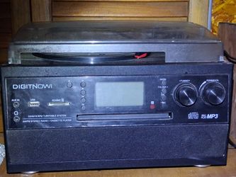 DIGITNOW! Multi-Function Turntable Stereo System