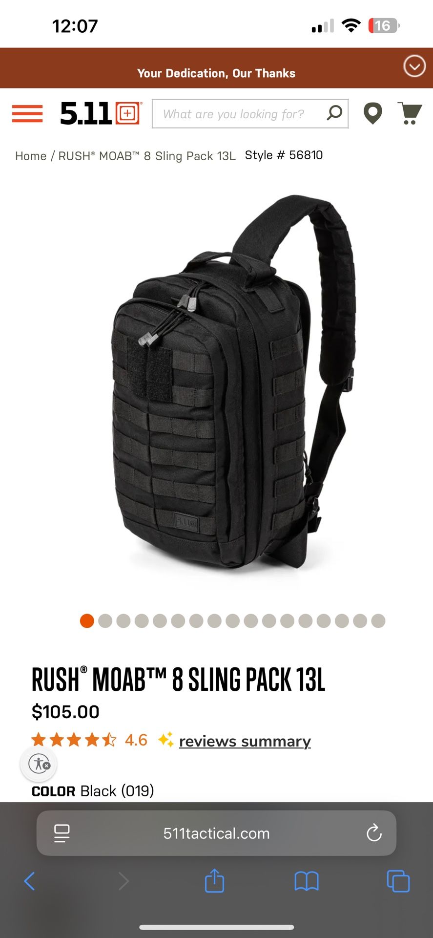 5.11 CCW Backpack