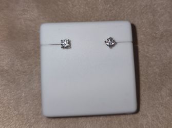 Moissanite stud earrings