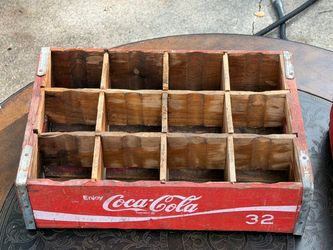 Vintage Coca-Cola Wooden Bottle Crate
