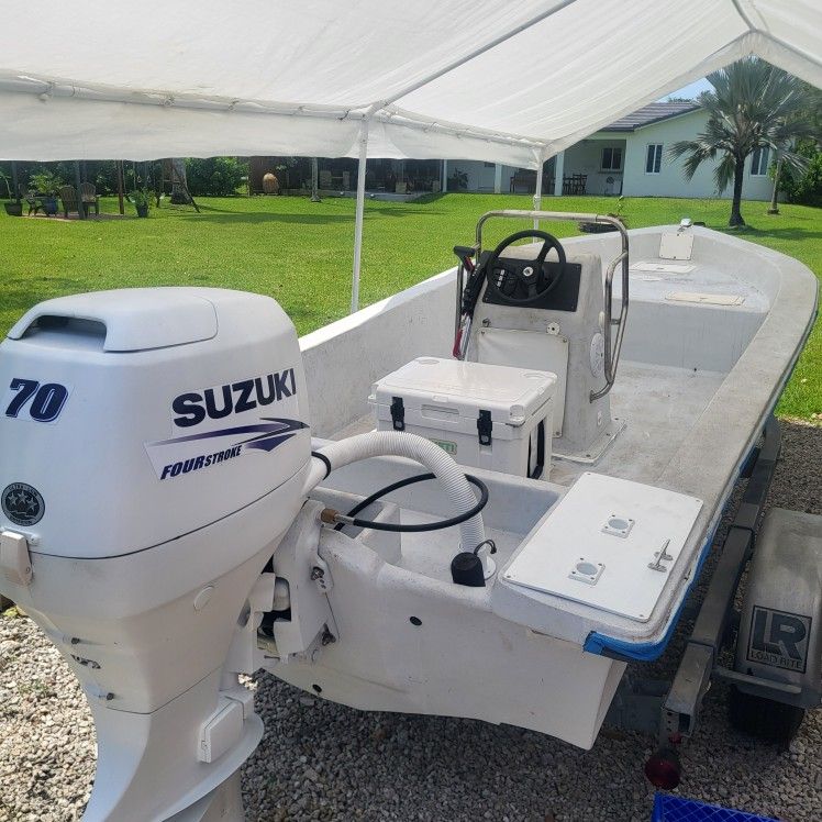 Boat 17 Footer Seasquirt 17.8 With Sukuki 2005- 4 stroke