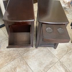 Storage Side Lamp Tables 