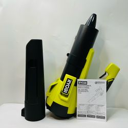 Ryobi One+(PCLLB01) 18V 100 MPH 350 CFM Variable-Speed Jet Fan Leaf Blower