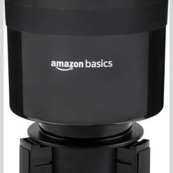 Amazon Basics Car Cup Holder Expander with Adjustable Base, Fits Large Bottles 3.4 to 3.8 in Diameter, Securely Holds Yeti, Hydro Flask and More, Blac