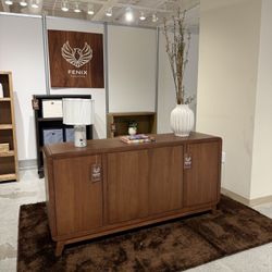 High-End Wood Sideboard – Expo Sample, Must Sell