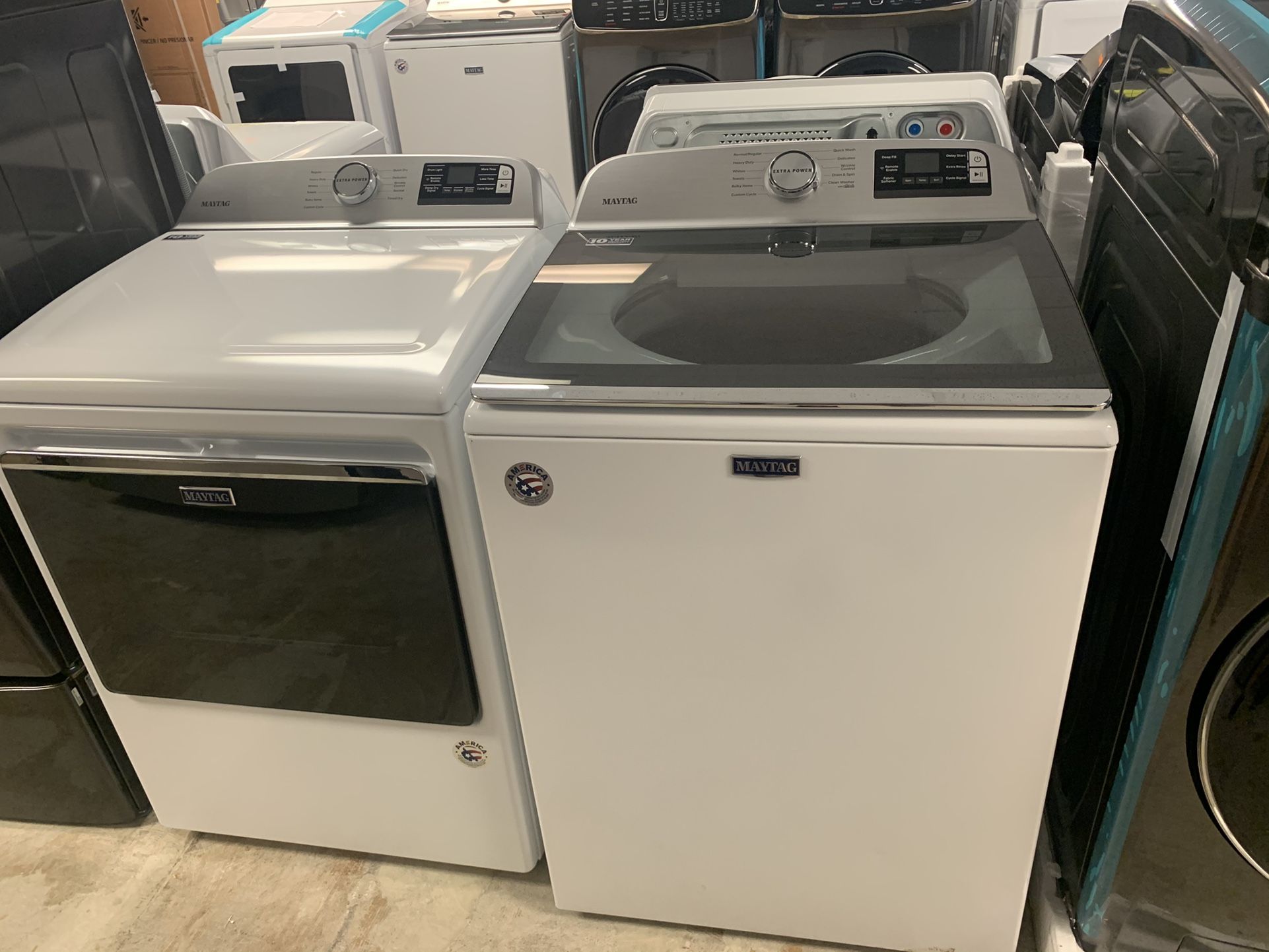 🎉MAYTAG WHITE TOP LOAD WASHER/DRYER SET🎉