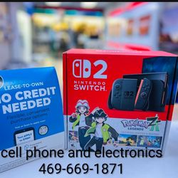 Nintendo Switch 2  Pokemon Bundle Brand new  - On Payments With Just $10 Down  (No Credit Needed) Hurry Up & Grab it now