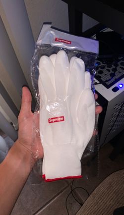 Supreme rubberized gloves