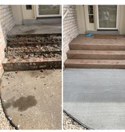 Concrete steps