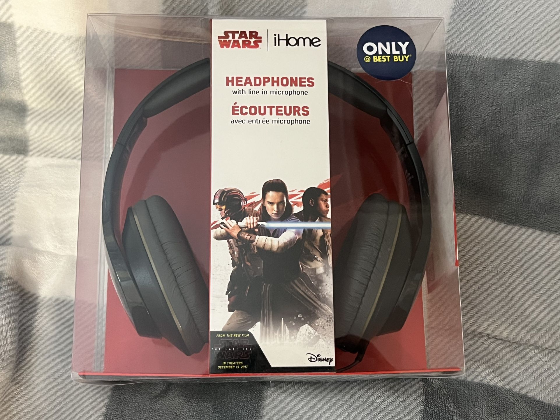 Star Wars iHome Headphones toys gaming kids play electronic computer music microphone