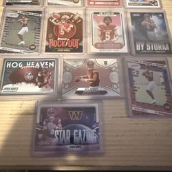Jayden Daniels Rookie Card Lot (12 Cards)