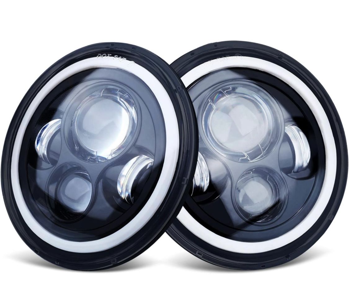 7 Inch Round LED Headlights for Sale in Las Vegas, NV - OfferUp