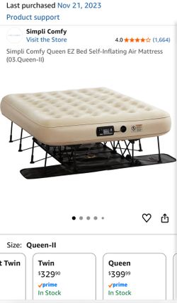 Queen Self-inflating mattress