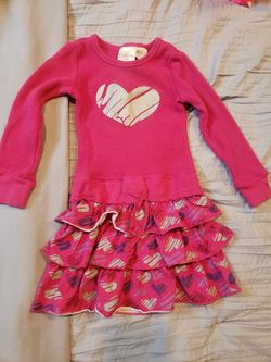 Girls 3T Pink Pattern Dress