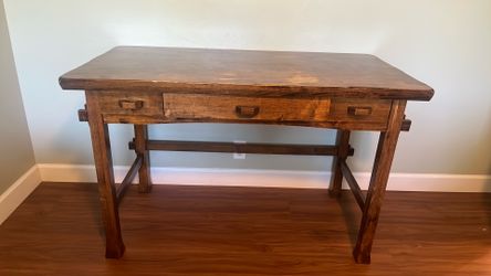 Wood desk