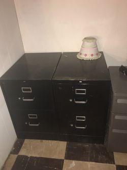 Door, windows, night stands, 2-3 drawer file cabinets