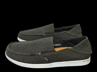 Reef Canvas Slip-On Loafers