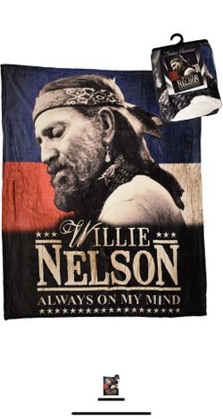 Midsouth Products Willie Nelson Throw Blanket 50" X 60" Always On My Mind
