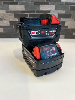 Milwaukee M18 battery 2 new for $120