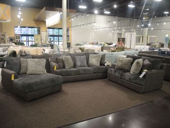 Catnapper Boulevard Steel Two Tone Sofa - Graphite Steel Gray | Couch | Living Room Couch