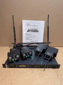 Telex RadioCom wireless intercom system BTR-80N, TR-82N, FX-GW and FA-RW antennas
