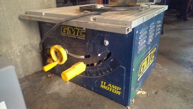 Table saw GMC 11AMP