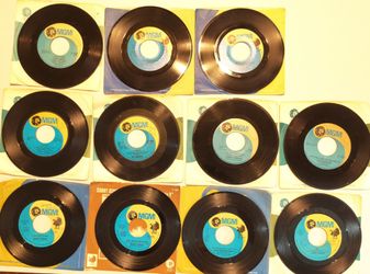 Vintage 11-Record Osmonds Vinyl 45 Lot - Cash & Carry