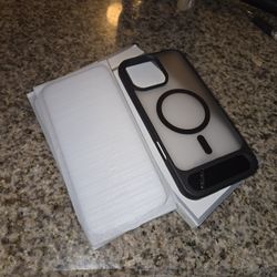 I PHONE CASE AND SCREEN PROTECTOR