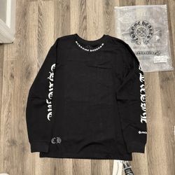 BLACK CHROME -HEARTS T-SHIRT